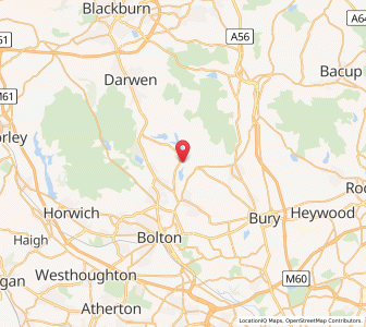 Map of Turton, EnglandEngland