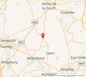 Map of Twycross, EnglandEngland