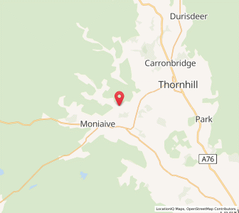 Map of Tynron, ScotlandScotland