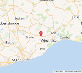 Map of Udimore, EnglandEngland