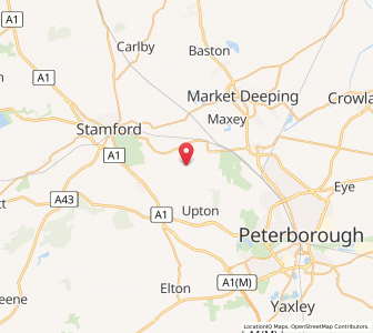Map of Ufford, EnglandEngland