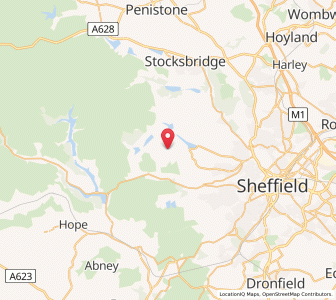 Map of Ughill, EnglandEngland