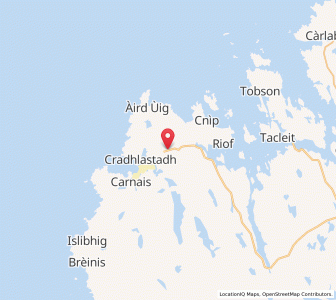 Map of Uig, ScotlandScotland