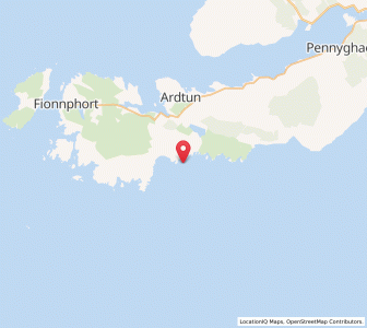 Map of Uisken, ScotlandScotland