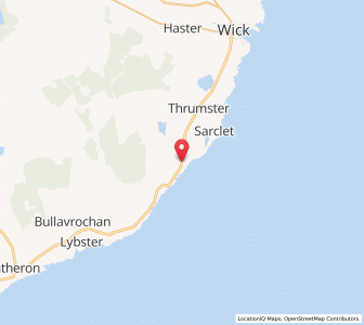 Map of Ulbster, ScotlandScotland