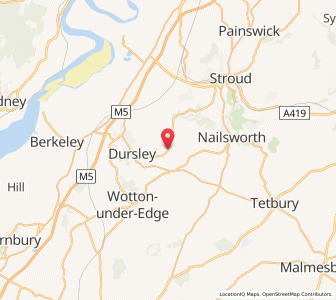 Map of Uley, EnglandEngland