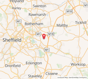 Map of Ulley, EnglandEngland