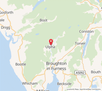 Map of Ulpha, EnglandEngland