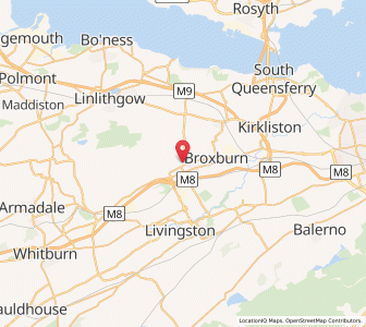 Map of Uphall, ScotlandScotland