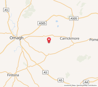 Map of Upper Bracky, Northern IrelandNorthern Ireland