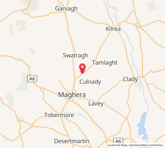 Map of Upperlands, Northern IrelandNorthern Ireland