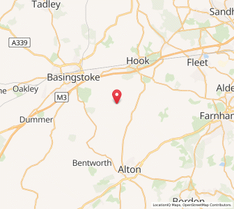 Map of Upton Grey, EnglandEngland