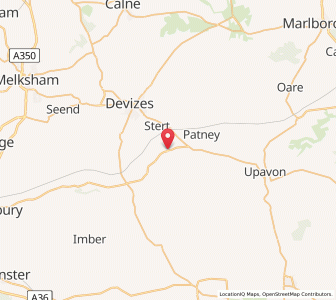 Map of Urchfont, EnglandEngland