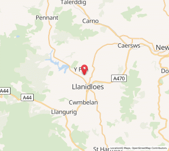 Map of Van, WalesWales