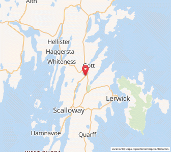 Map of Veensgarth, ScotlandScotland