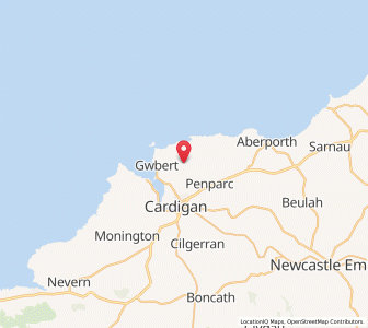 Map of Verwick, WalesWales