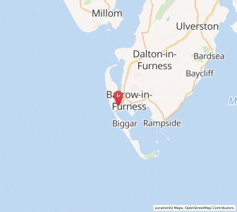 Map of Vickerstown, EnglandEngland