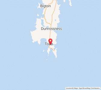 Map of Virkie, ScotlandScotland