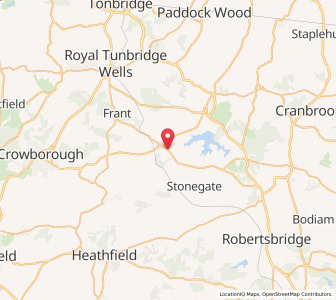 Map of Wadhurst, EnglandEngland