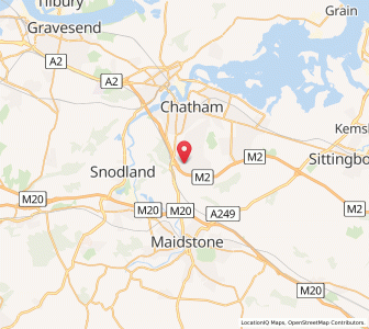 Map of Walderslade, EnglandEngland