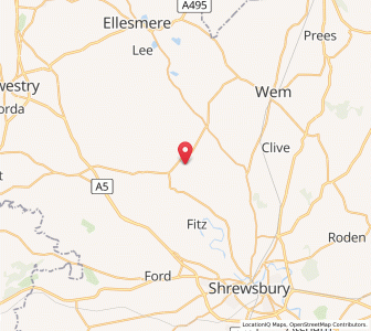 Map of Walford, EnglandEngland