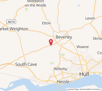 Map of Walkington, EnglandEngland