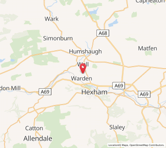 Map of Wall, EnglandEngland