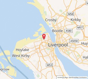 Map of Wallasey, EnglandEngland