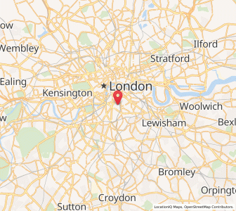 Map of Walworth, EnglandEngland