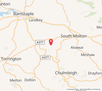 Map of Warkleigh, EnglandEngland