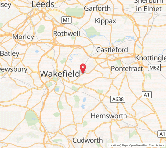 Map of Warmfield, EnglandEngland