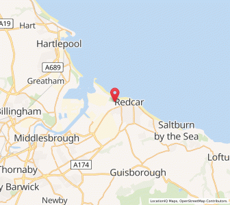 Map of Warrenby, EnglandEngland