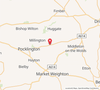 Map of Warter, EnglandEngland