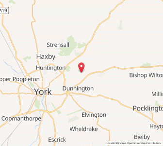 Map of Warthill, EnglandEngland