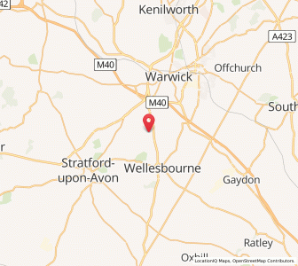 Map of Wasperton, EnglandEngland