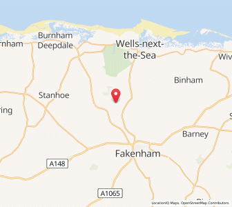 Map of Waterden, EnglandEngland