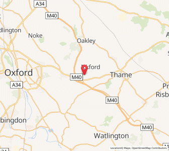 Map of Waterstock, EnglandEngland