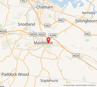 Map of Weavering, EnglandEngland