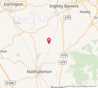 Map of Welbury, EnglandEngland