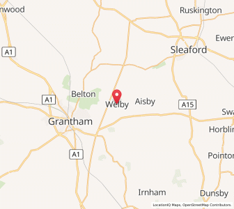 Map of Welby, EnglandEngland