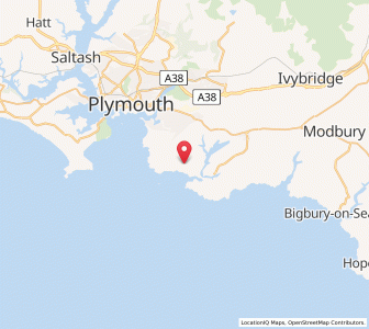 Map of Wembury, EnglandEngland