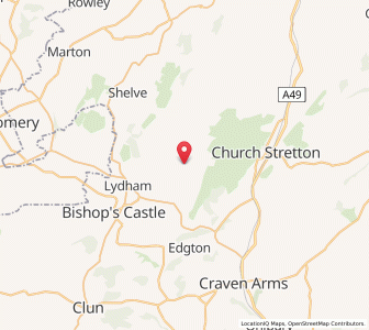 Map of Wentnor, EnglandEngland