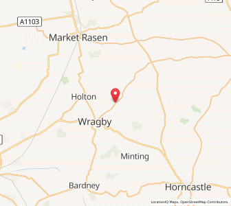 Map of West Barkwith, EnglandEngland