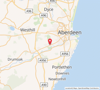 Map of West Cults, ScotlandScotland