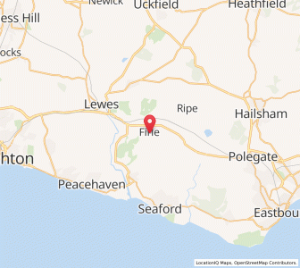 Map of West Firle, EnglandEngland