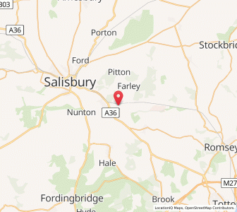 Map of West Grimstead, EnglandEngland