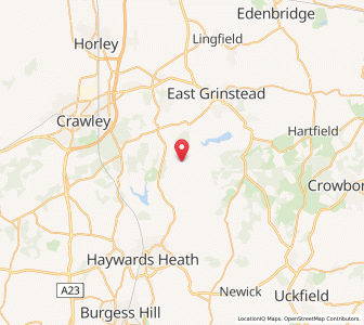 Map of West Hoathly, EnglandEngland
