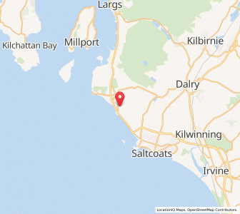 Map of West Kilbride, ScotlandScotland