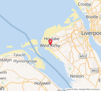 Map of West Kirby, EnglandEngland