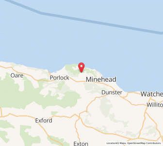 Map of West Myne, EnglandEngland